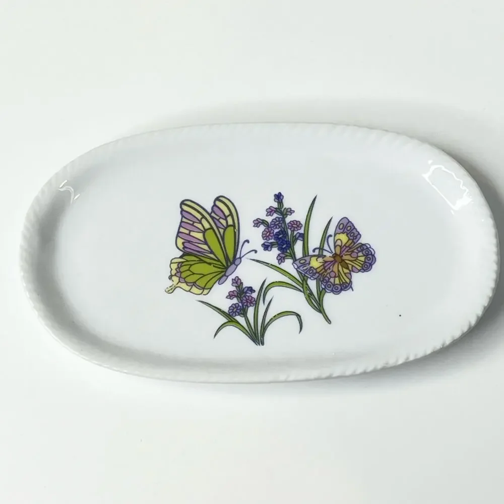 Royal Norfolk Soap Dish Trinket Ring Jewelry Dresser Tray 5.5